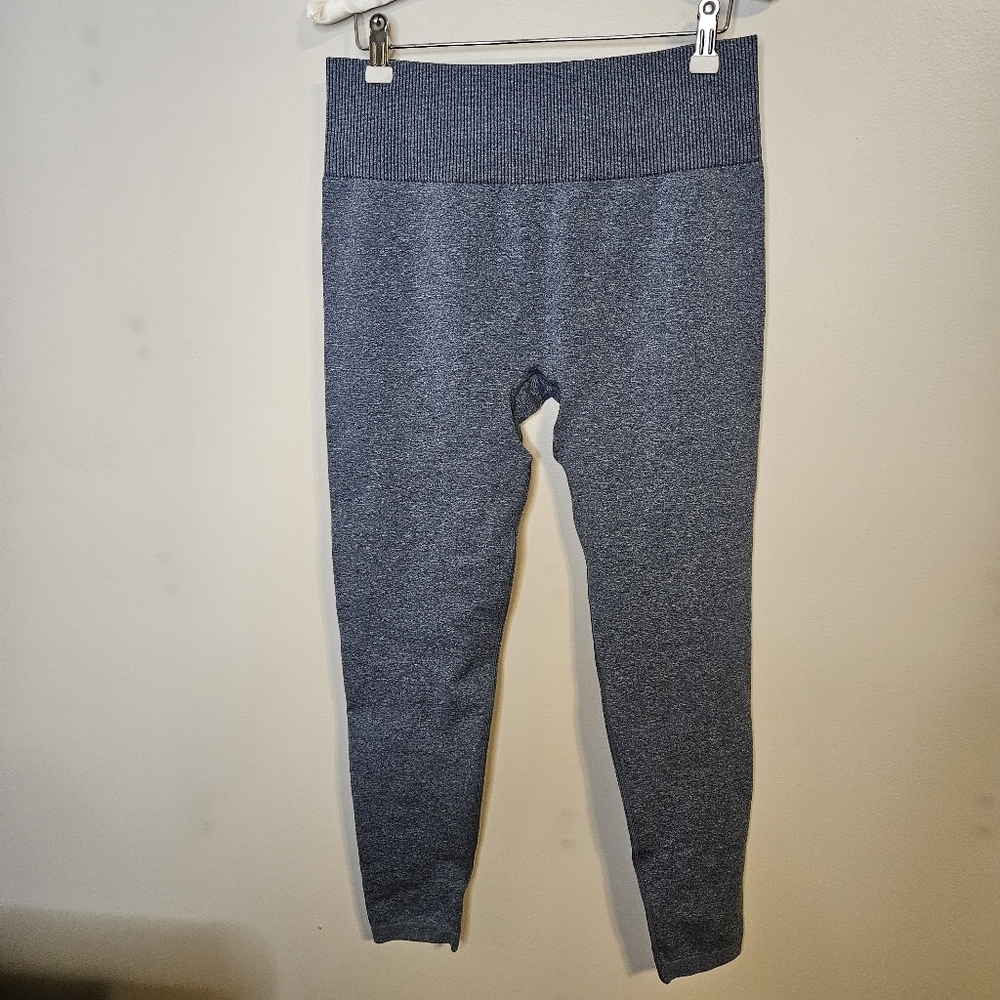 NWOT Balance Athletica Vitality Formation Navy Heather Ankle Leggings High Rise